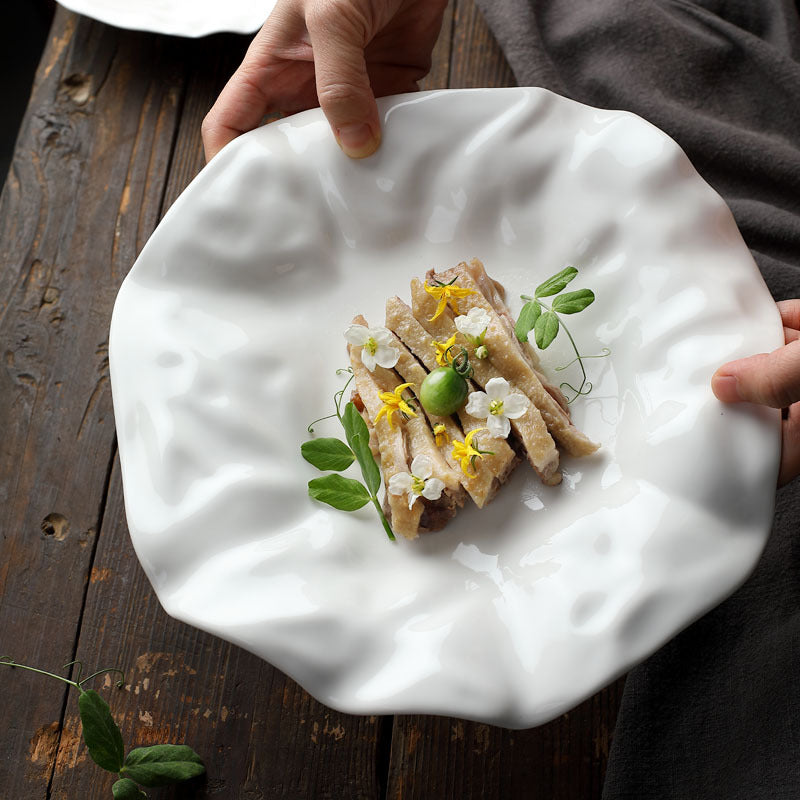 Ceramic Modern Cuisine Plate