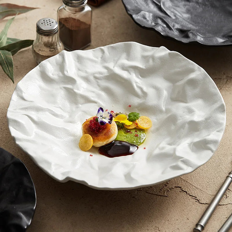 Ceramic Modern Cuisine Plate