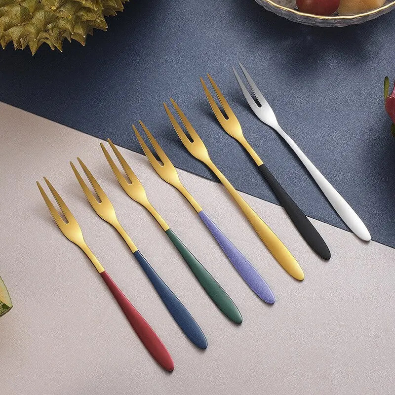 Modern Matte 7-Piece Fork Set