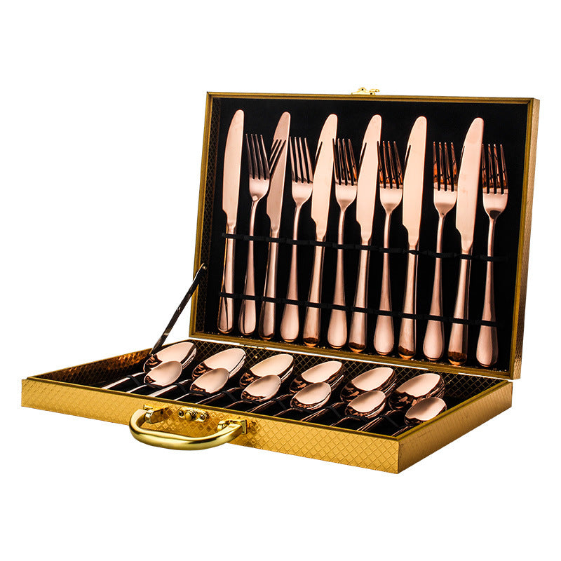 24-Piece Golden Gift Tableware Collection