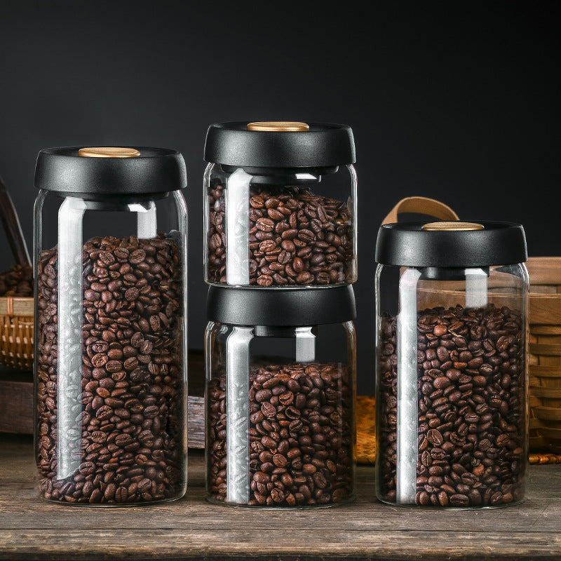 Vacuum-Sealed Coffee Bean Vault