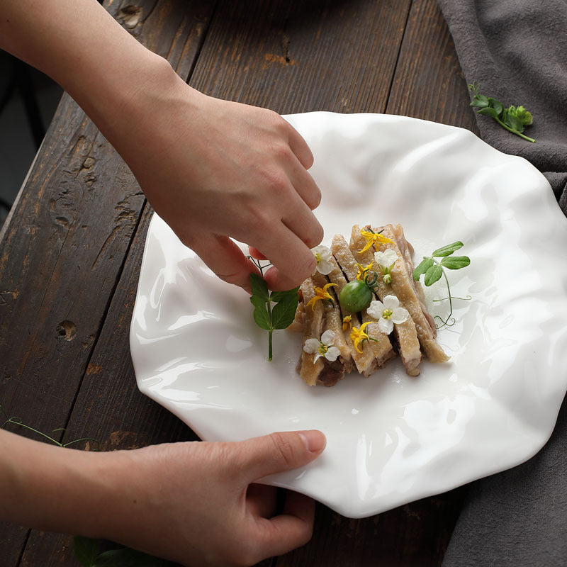 Ceramic Modern Cuisine Plate