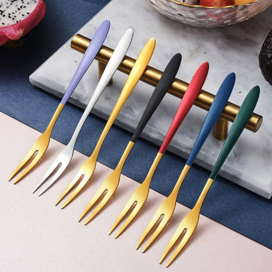 Modern Matte 7-Piece Fork Set