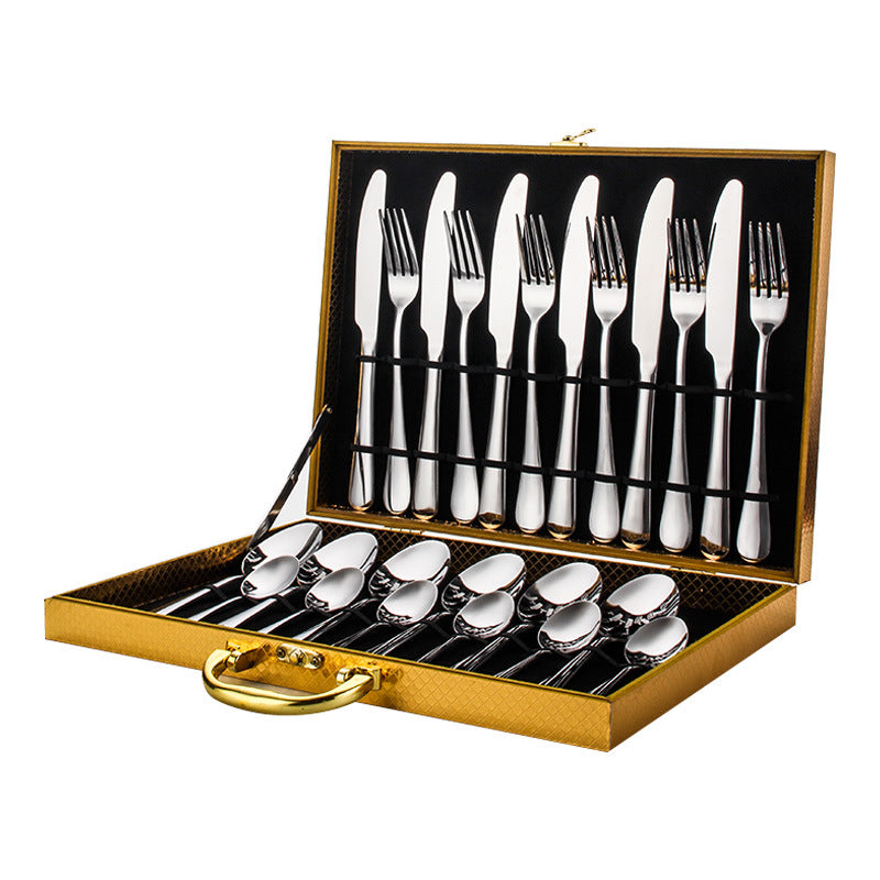 24-Piece Golden Gift Tableware Collection