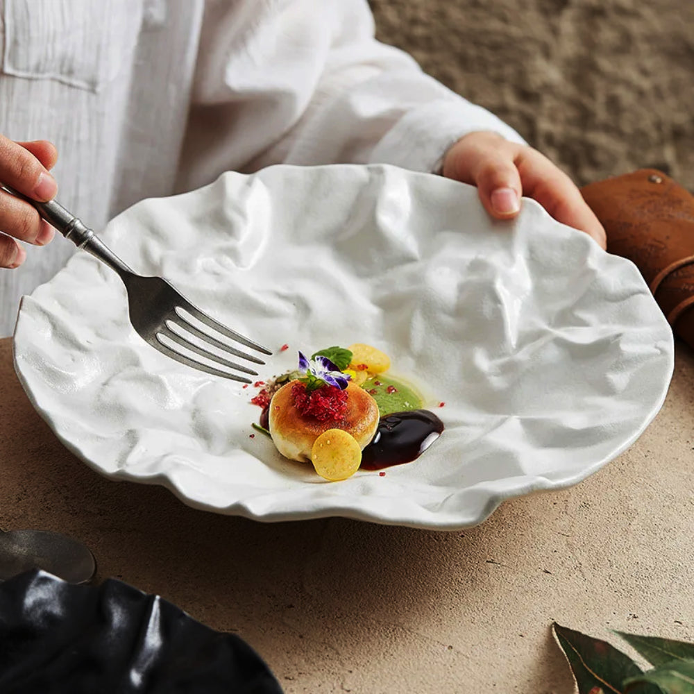 Ceramic Modern Cuisine Plate