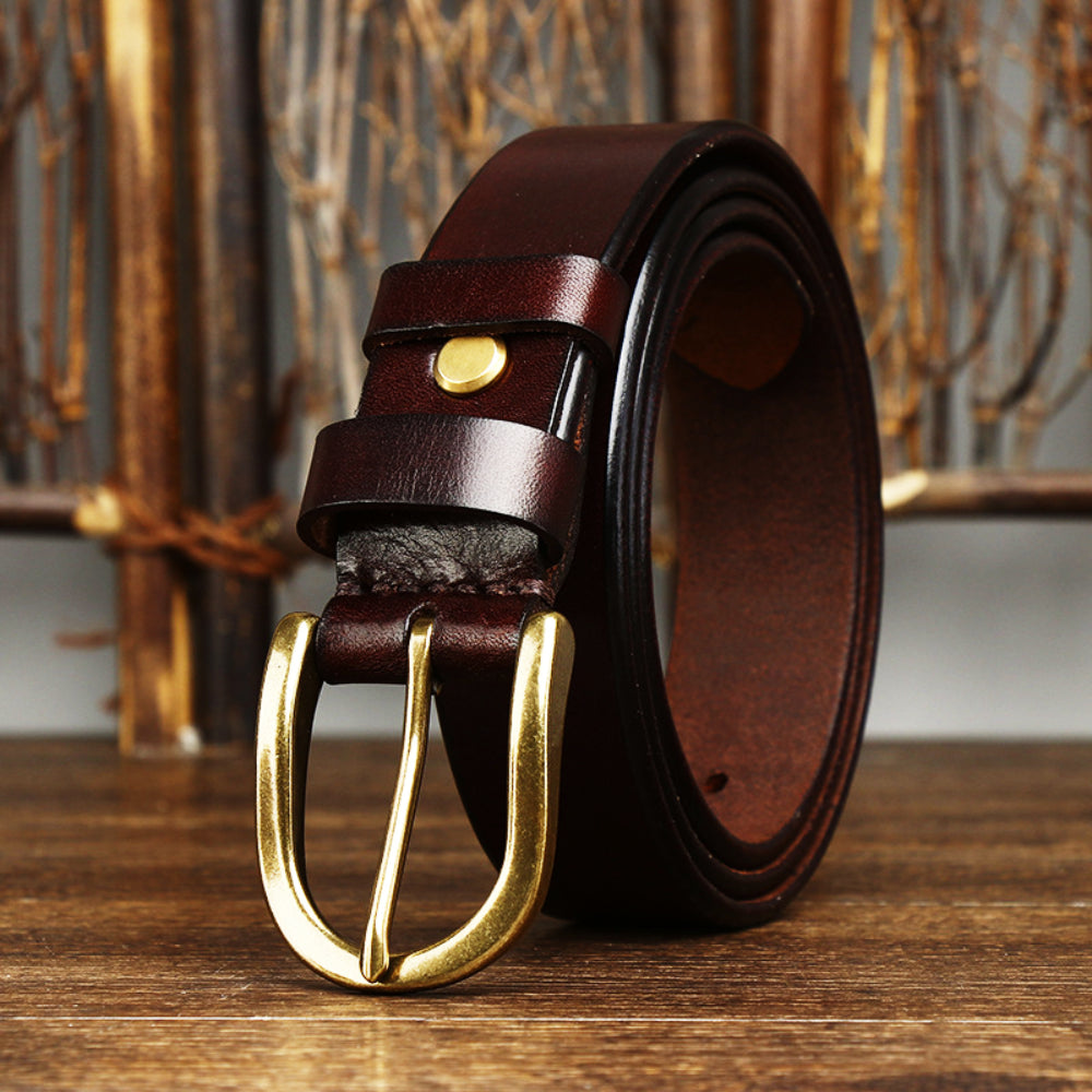 Premium Men's Classic Leather Belt