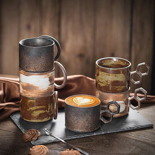 Ceramic Retro Coffee Mugs