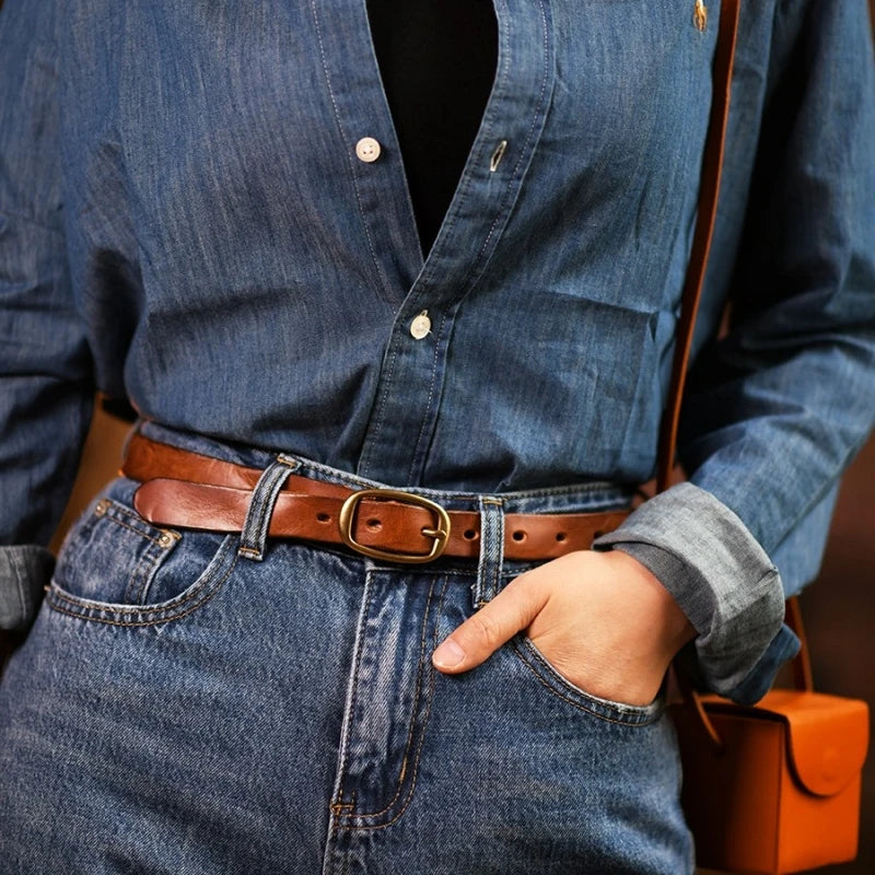 Estate Full-Grain Leather Belt