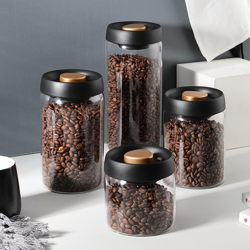 Vacuum-Sealed Coffee Bean Vault