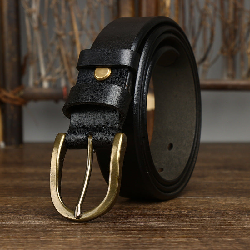 Premium Men's Classic Leather Belt