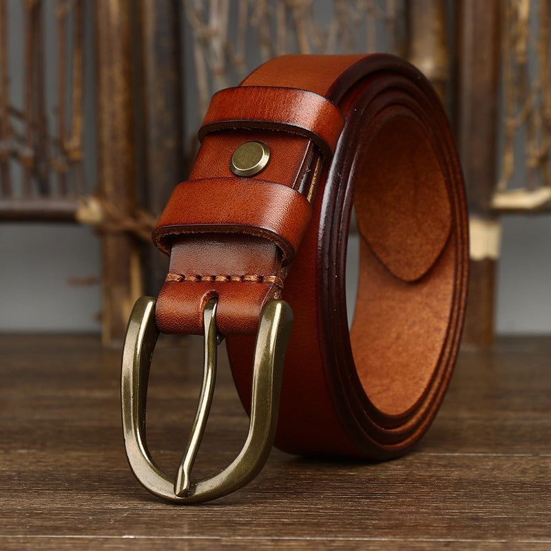 Premium Men's Classic Leather Belt