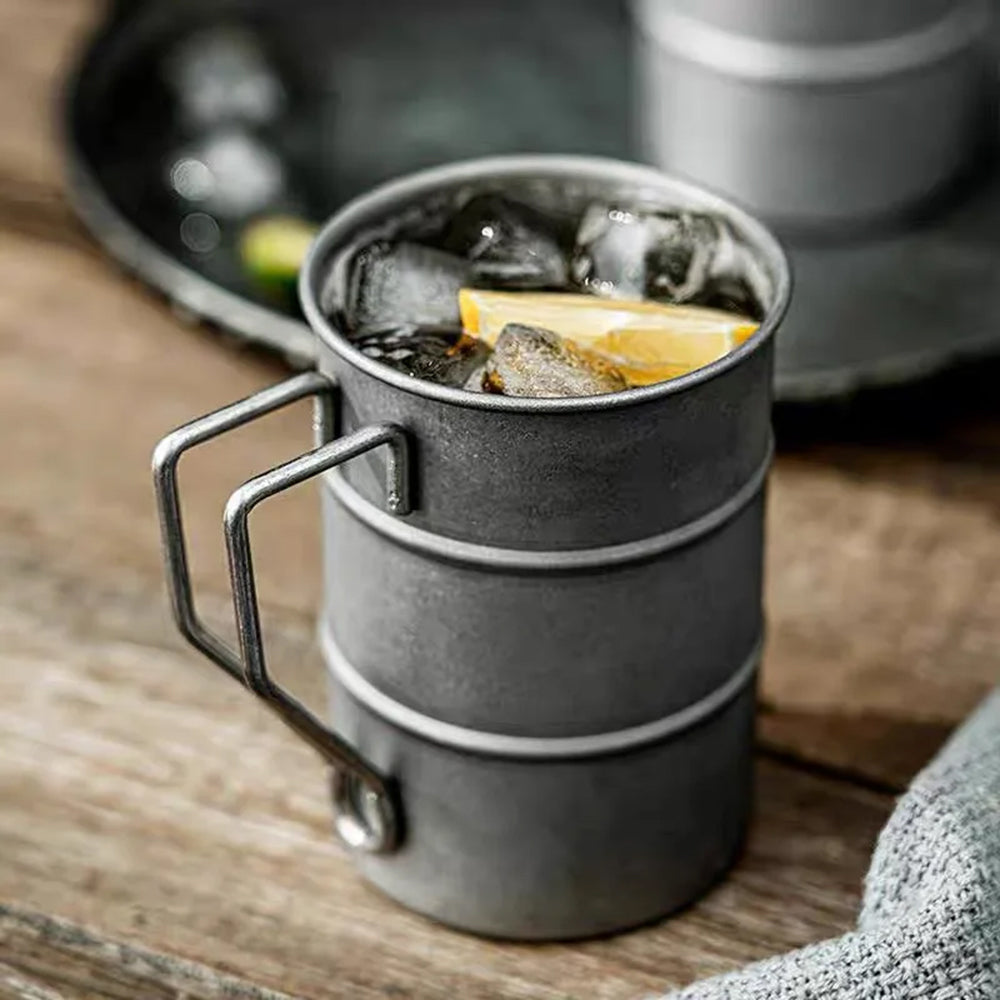 12 OZ Stainless Steel Outdoor Camping Mugs