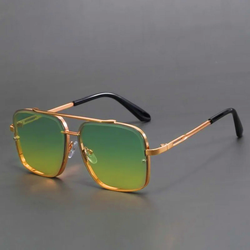 Sleek Alloy Frame Photochromic Sunglasses