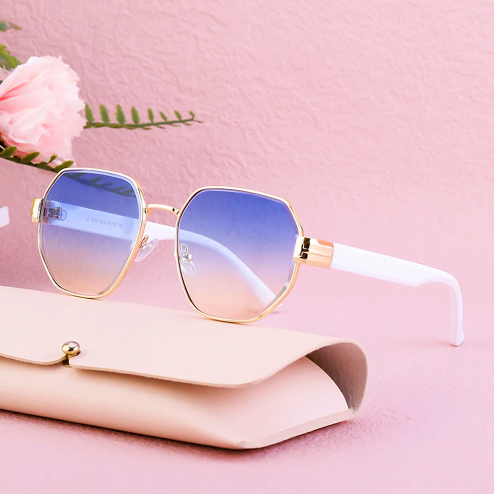 Modern Sunlit Square Sunglasses