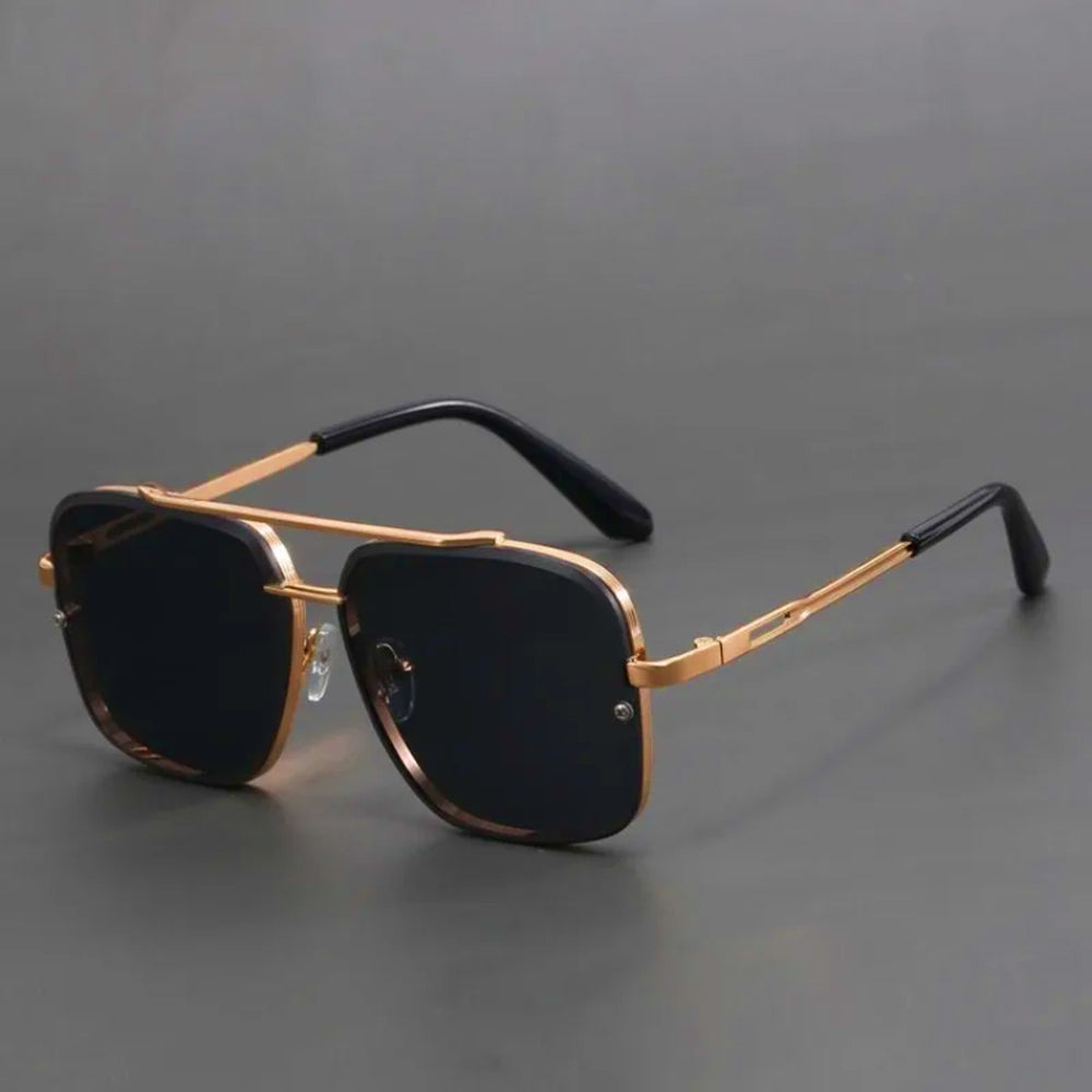 Sleek Alloy Frame Photochromic Sunglasses