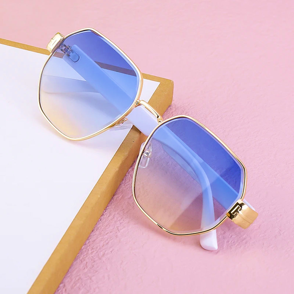 Modern Sunlit Square Sunglasses